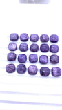 Charoite Square Cabs 10 mm - Pack of 2 Pcs - AAA Quality - Natural Charoite cabochon - Charoite Cabs