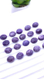 Charoite Oval Cabs 7x9 mm - Pack of 4 Pcs - AAA Quality - Natural Charoite cabochon - Charoite Cabs