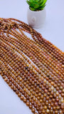 Yellow Sapphire Round Beads - 6 mm Size - AAA Quality • Length 40 Cm - Natural Yellow Sapphire Beads • Sapphire Round beads