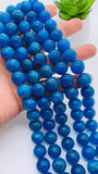 Neon Apatite Round Beads 13 mm Size - 40cm Length - AAAA Quality - Apatite Round Beads