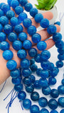 Neon Apatite Round Beads 13.5 mm Size - 40cm Length - AAAA Quality - Apatite Round Beads