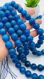 Neon Apatite Round Beads 13.5 mm Size - 40cm Length - AAAA Quality - Apatite Round Beads