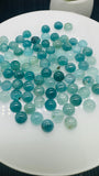 Grandidierite Round cabs • 6 mm Size • Pack of 4 Pc • AAA Quality • Natural Grandidierite Cabochon