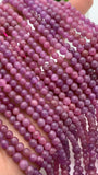 Natural Ruby Round Beads • 4 mm size • AA+ Quality • 40 cm Length • Natural Ruby Beads