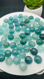 Grandidierite Round cabs • 10 mm Size • Pack of 1 Pc • AAA Quality • Natural Grandidierite Cabochon