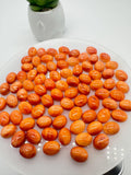 Spiny Oyster Shell Oval Cabs • 6x8 mm Size • Pack of 4 Pieces • AAA Quality • Natural Shell Cabochon • Orange Color