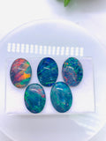 Australian Opal 13x18 mm Cabs- Pack of 1 Pc -AAA Quality, Opal Triplet Cabochon - Australian Opal Oval Cabs - Flat bottom