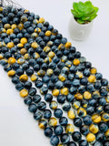 16 mm Blue Tiger Eye Round Beads 40 cm Length AAA quality - Natural Tiger Eye Beads