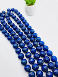 20 mm Lapis Round Beads • Length 40 cm • AA Quality • Natural Lapis Lazuli Round Beads