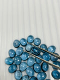 London Blue Topaz 8x10 MM Oval Cabs- Pack of 1 Pc - AAA Quality - Natural Blue Topaz Cabochon