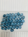 London Blue Topaz 9x11 MM Oval Cabs- Pack of 1 Pc - AAA Quality - Natural Blue Topaz Cabochon