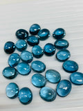London Blue Topaz 9x11 MM Oval Cabs- Pack of 1 Pc - AAA Quality - Natural Blue Topaz Cabochon