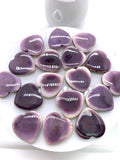 20 mm Wampum Quahog Shell Heart Cabs • Pack of 1 Piece • AAA Quality • Natural Wampum Shell Cabochon • Flat Back