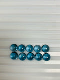 7 MM London Blue Topaz Round Cabs- Pack of 1 Pc- AAA Quality- Natural Blue Topaz Cabochon