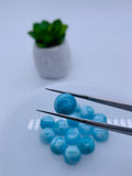 Larimar Cabochon • 10 mm Size • Pack of 1 Pc • AAA Quality • Natural Larimar Round Cabochon • Larimar Cabs