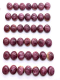 8x10 mm Purple Spiny Oyster Shell Oval Cabs • Pack of 2 Pieces • AAA Quality • Natural Spiny Oyster Shell Cabochon • Light Color