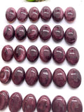 10x14 mm Purple Spiny Oyster Shell Oval Cabs • Pack of 2 Pcs • AAA Quality • Natural Spiny Oyster Shell Cabochon