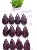 14X26 mm Purple Spiny Oyster Shell Pear Cabs • Pack of 1 Piece • AAA Quality • Natural Spiny Oyster Teardrop Cabochon