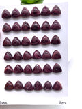 10 mm Purple Spiny Oyster Shell Triangle Cabs • Pack of 2 Pieces • AAA Quality • Natural Spiny Oyster Cabochon