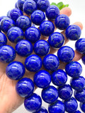 18 mm Lapis Round Beads • Code #A2 • Length 40 cm • AAAA Quality• Natural Lapis Lazuli Round Beads