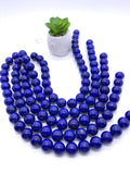 18 mm Lapis Round Beads • Code #A2 • Length 40 cm • AAAA Quality• Natural Lapis Lazuli Round Beads