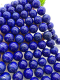 16 mm Lapis Round Beads • Length 40 cm • AA Quality• Natural Lapis Lazuli Round Beads