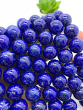 16 mm Lapis Round Beads • Length 40 cm • AA Quality• Natural Lapis Lazuli Round Beads