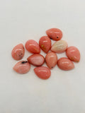 Pink Opal 10X14 mm Pear Shape, - Pack of 2 Piece - AAA Quality - Natural Pink Opal Cabochon - Pink Opal Cabs