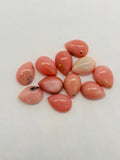Pink Opal 12X16 mm Pear Shape, - Pack of 4 Piece - AAA Quality - Natural Pink Opal Cabochon - Pink Opal Cabs
