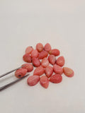 Pink Opal 8x12 size Pear Shape- Pack of 2 Piece - AAA Quality - Natural Pink Opal Cabochon - Pink Opal Cabs