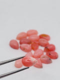 Pink Opal 5X8mm Size Pear Shape- AAA Quality - Pack of 4 pc Natural Pink Opal Cabochon - Pink Opal Cabs