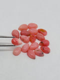 Pink Opal 5X8mm Size Pear Shape- AAA Quality - Pack of 4 pc Natural Pink Opal Cabochon - Pink Opal Cabs