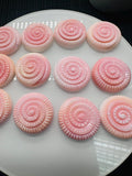 20 mm Queen Conch Shell Carving Swirl Cabs • Half Drill • Pack of 1 Pc • AAA Quality • Flat Back • Queen Conch Carving Cameo Cabochons
