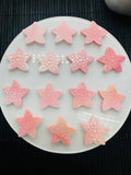20x20 mm Queen Conch Shell Carving Starfish Cabs • Pack of 1 Piece • AAA Quality • Flat Back • Queen Conch Carving Sealife Cabochons