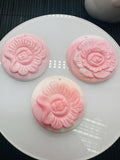 35 mm Queen Conch Shell Carving Flower Cabs • Pack of 1 Pc • AAA Quality • Flat Back • Queen Conch Carving Cabochons