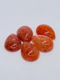 Sunstone Cabochon 10x14 mm -Pack of 1 Pieces -AAA Quality cabs- Sunstone Pear Cabochon -Natural Sunstone Cabs