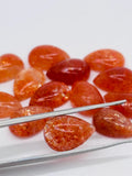 Sunstone Cabochon 8X12 mm -Pack of 2 Pieces -AAA Quality cabs- Sunstone Pear Cabochon -Natural Sunstone Cabs
