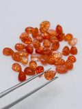 Sunstone Cabochon 4x6 mm -Pack of 5 Pieces -AAA Quality cabs- Sunstone Pear Cabochon -Natural Sunstone Cabs