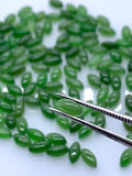 Jade Marquise Cabs - 3x6 mm Size - Pack of 8 Pcs - AAA Quality - Natural Russian Jade Cabochons