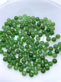 Jade Round Cabs - 4 mm Size - Pack of 6 Pcs - AAA Quality - Natural Russian Jade Cabochons