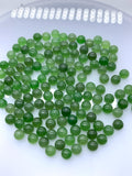 Jade Round Cabs - 4 mm Size - Pack of 6 Pcs - AAA Quality - Natural Russian Jade Cabochons