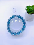 11.5 mm Blue Topaz Bracelet - Code B4 - AAA Quality 7.5 Inch Length - Natural Blue Topaz Round Bracelet