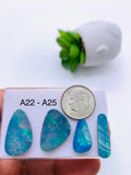 Australian Opal Doublet - Code A22- A25 - AAA Quality, Opal Doublet Cabochon -Australian Opal Cabochon