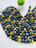 16 mm Blue Tiger Eye Round Beads 40 cm Length AAA quality - Natural Tiger Eye Beads