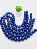 20 mm Lapis Round Beads • Length 40 cm • AA Quality • Natural Lapis Lazuli Round Beads