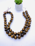 16 mm Tiger Eye Round Beads - Length 40 cm -AAA Quality - Natural Yellow Tiger Eye Beads