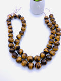 16 mm Tiger Eye Round Beads - Length 40 cm -AAA Quality - Natural Yellow Tiger Eye Beads