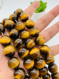 16 mm Tiger Eye Round Beads - Length 40 cm - AA Quality - Natural Yellow Tiger Eye Beads