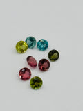 Multi Tourmaline 3MM faceted, Tourmaline gemstone loose cut , Tourmaline cut stone, Pack of 5 Pcs, AAA Quality