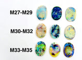 Monarch Opal Cabochon • Code M27-M35 • Sterling Opal Cabochon • AAAA Quality • Treated Opal
